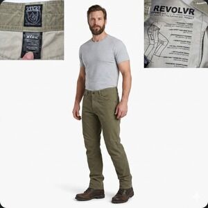 Kuhl Revolvr Pants Mens Size 34x30 Vtg Patina Canvas Cargo Lightweight Outdoor
